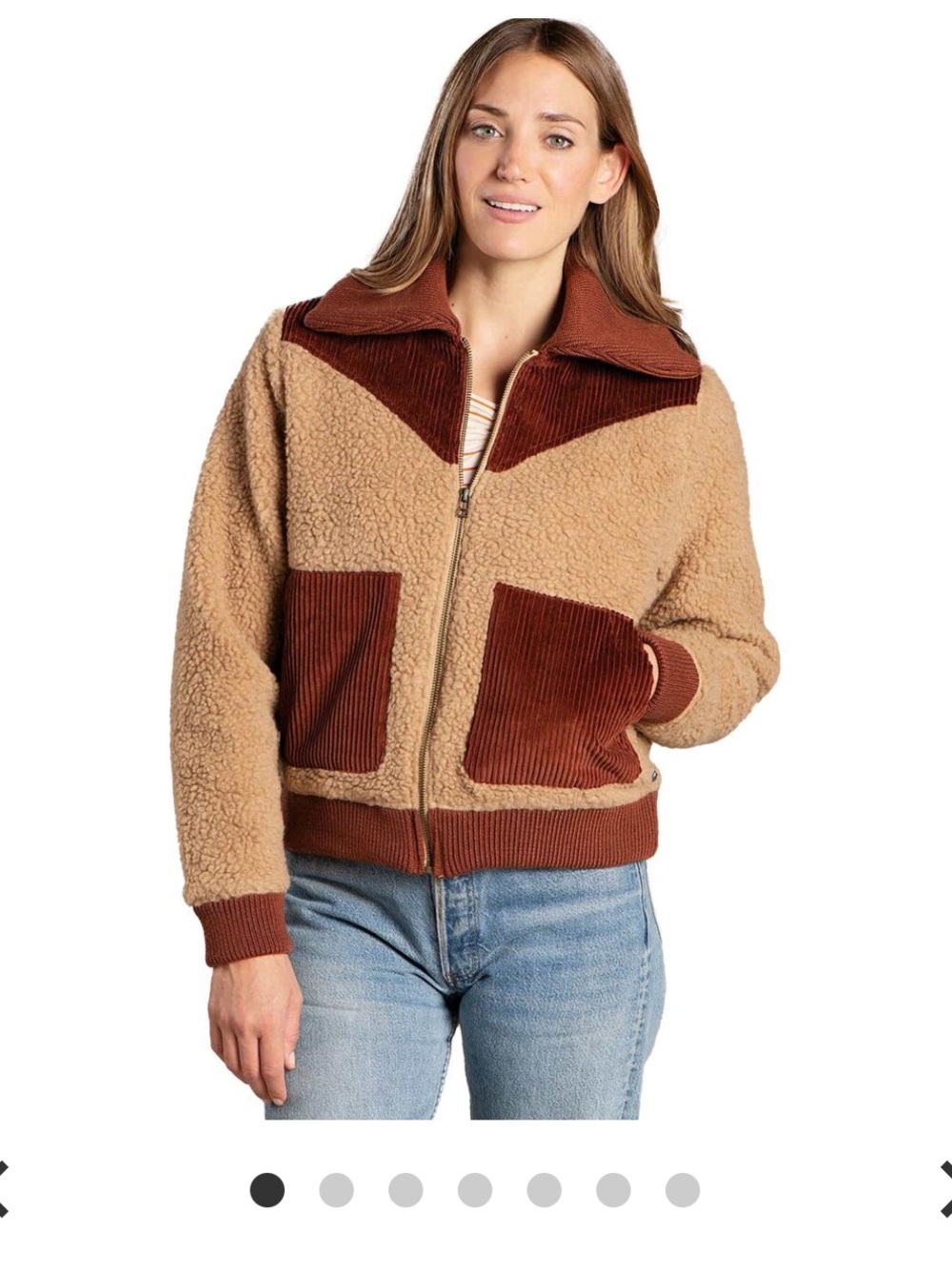 Toad&Co Sespe Sherpa Cord Jacket Women’s Small